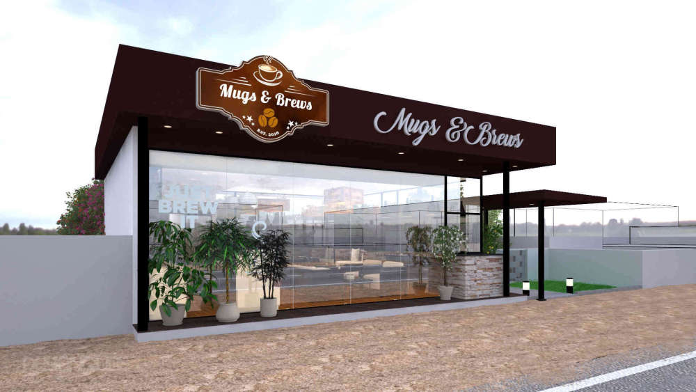 Cafe Architecture Interiors at Saravanampatti, Coimbatore